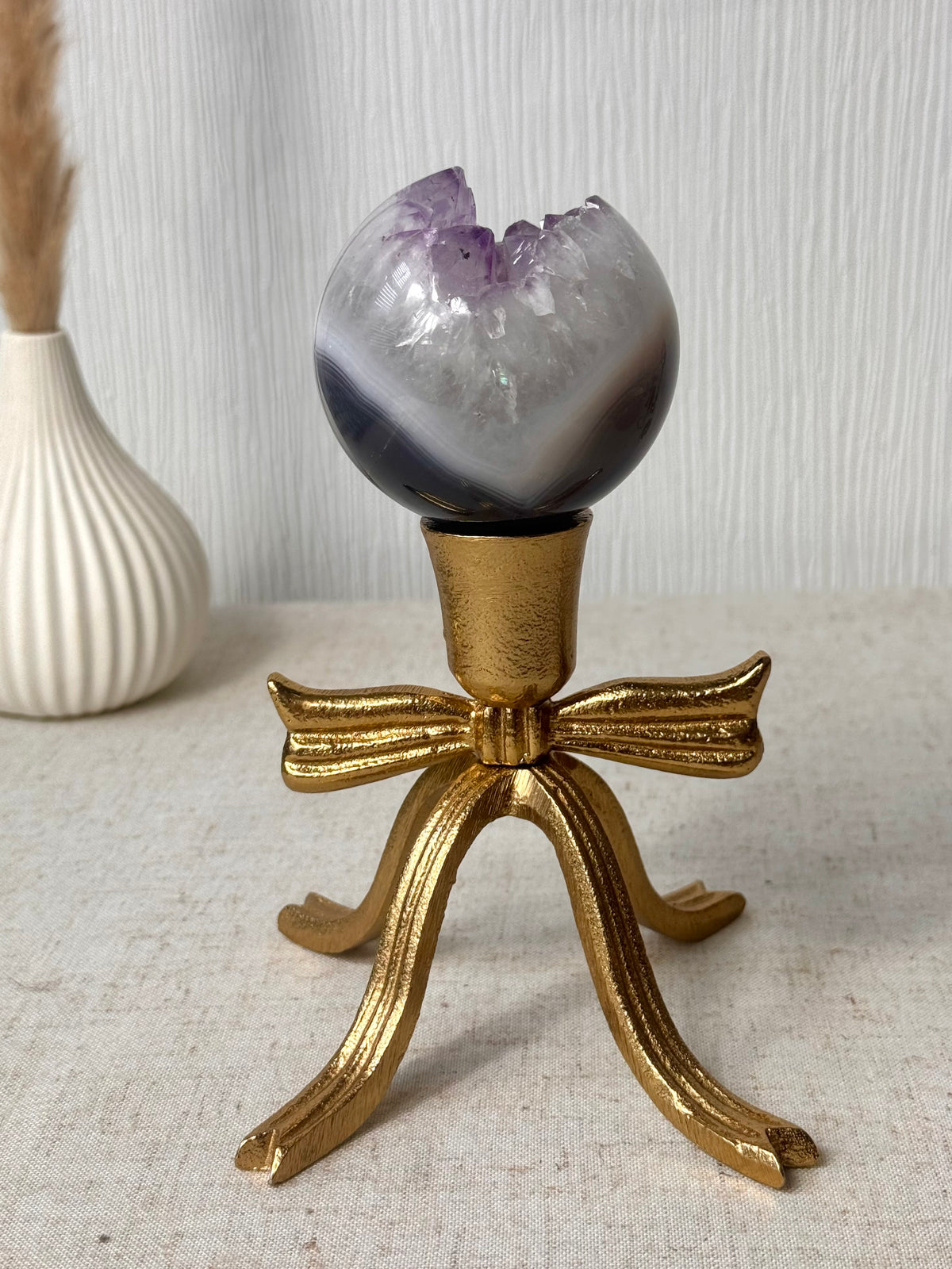 Amethyst Agate Sphere 🔮