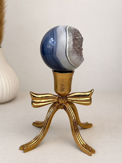 Agate & Amethyst Sphere