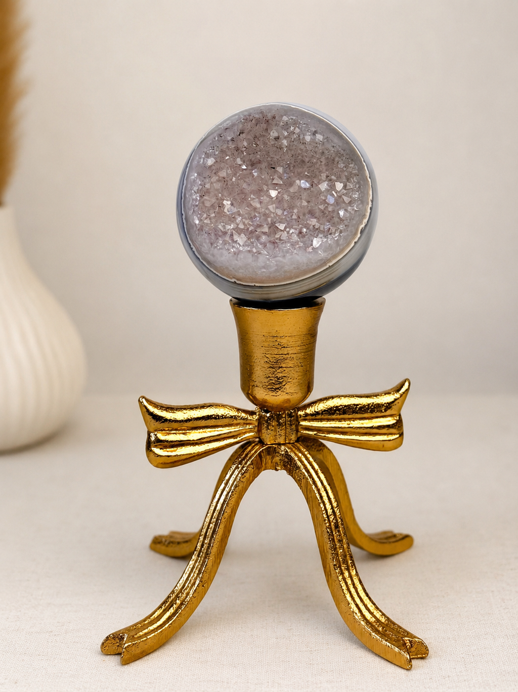 Agate & Amethyst Sphere