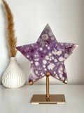 Pink Amethyst Star On Stand ✨