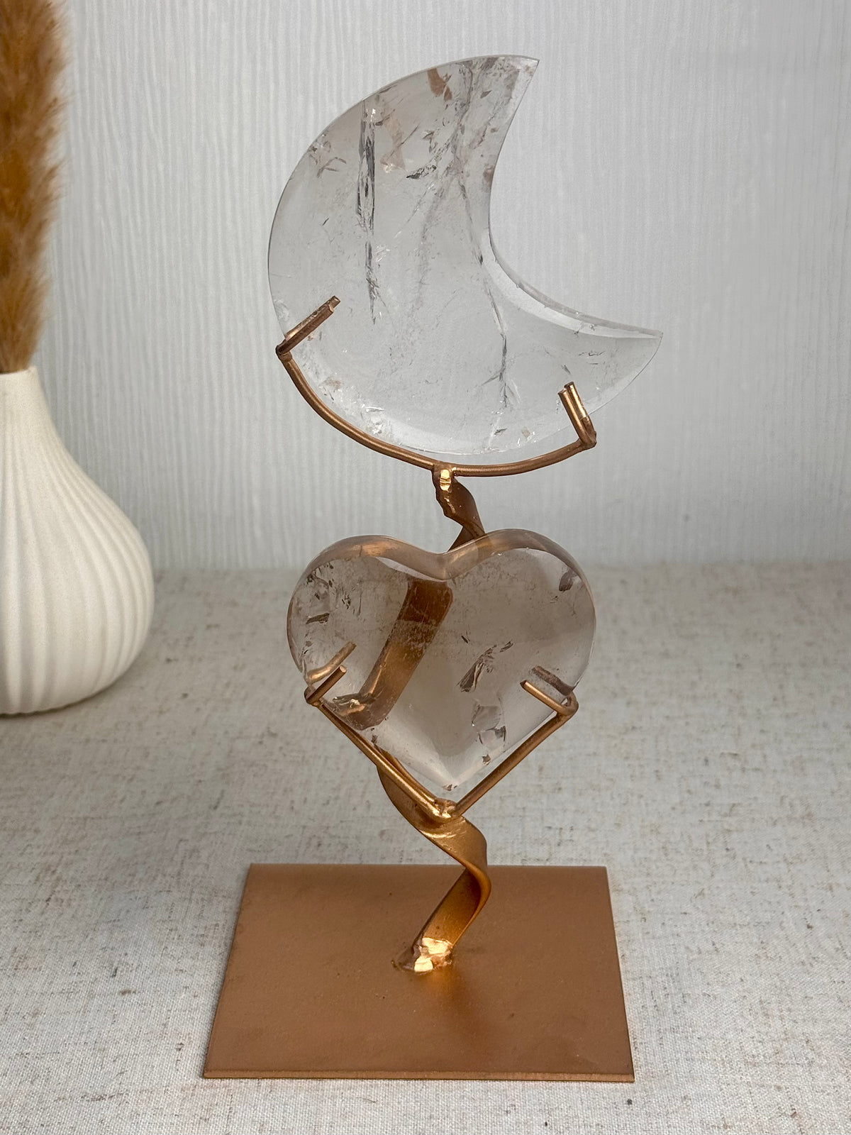 Moon and heart Duo on Stand 🌙