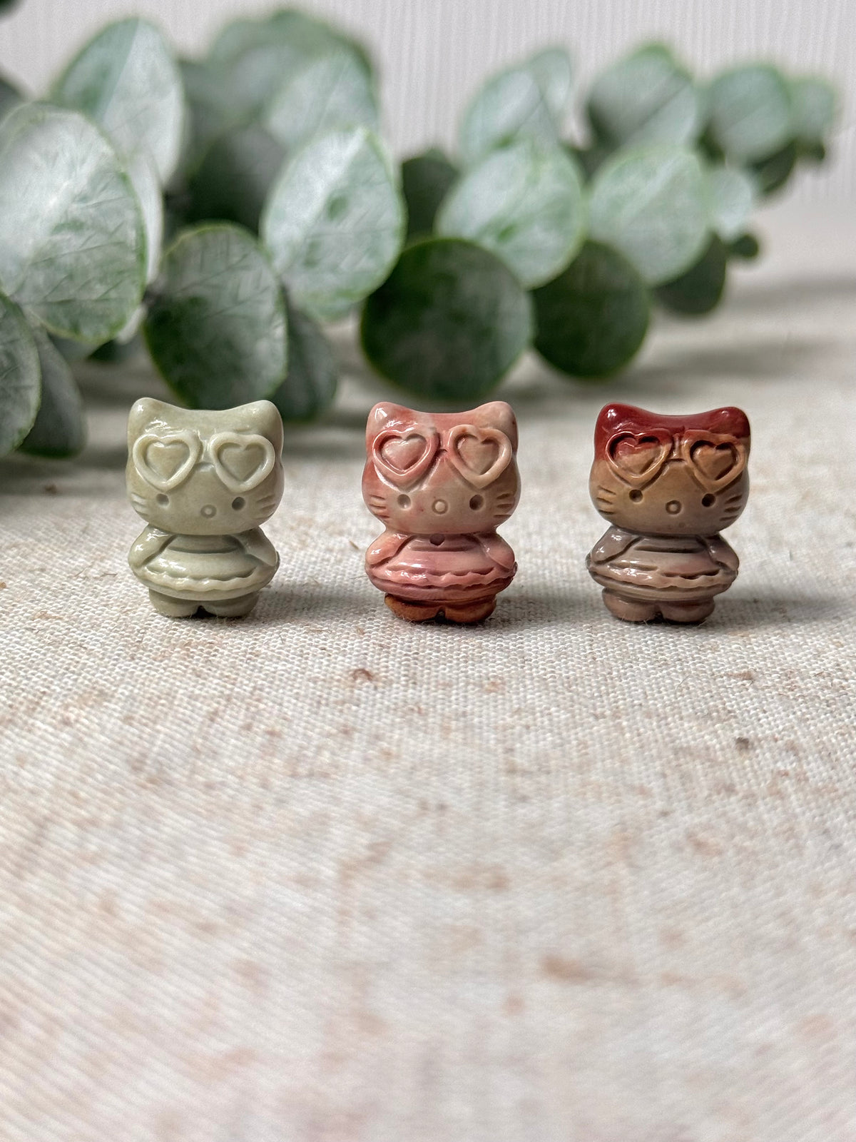 Alashan Agate Hello Kitty 🐈