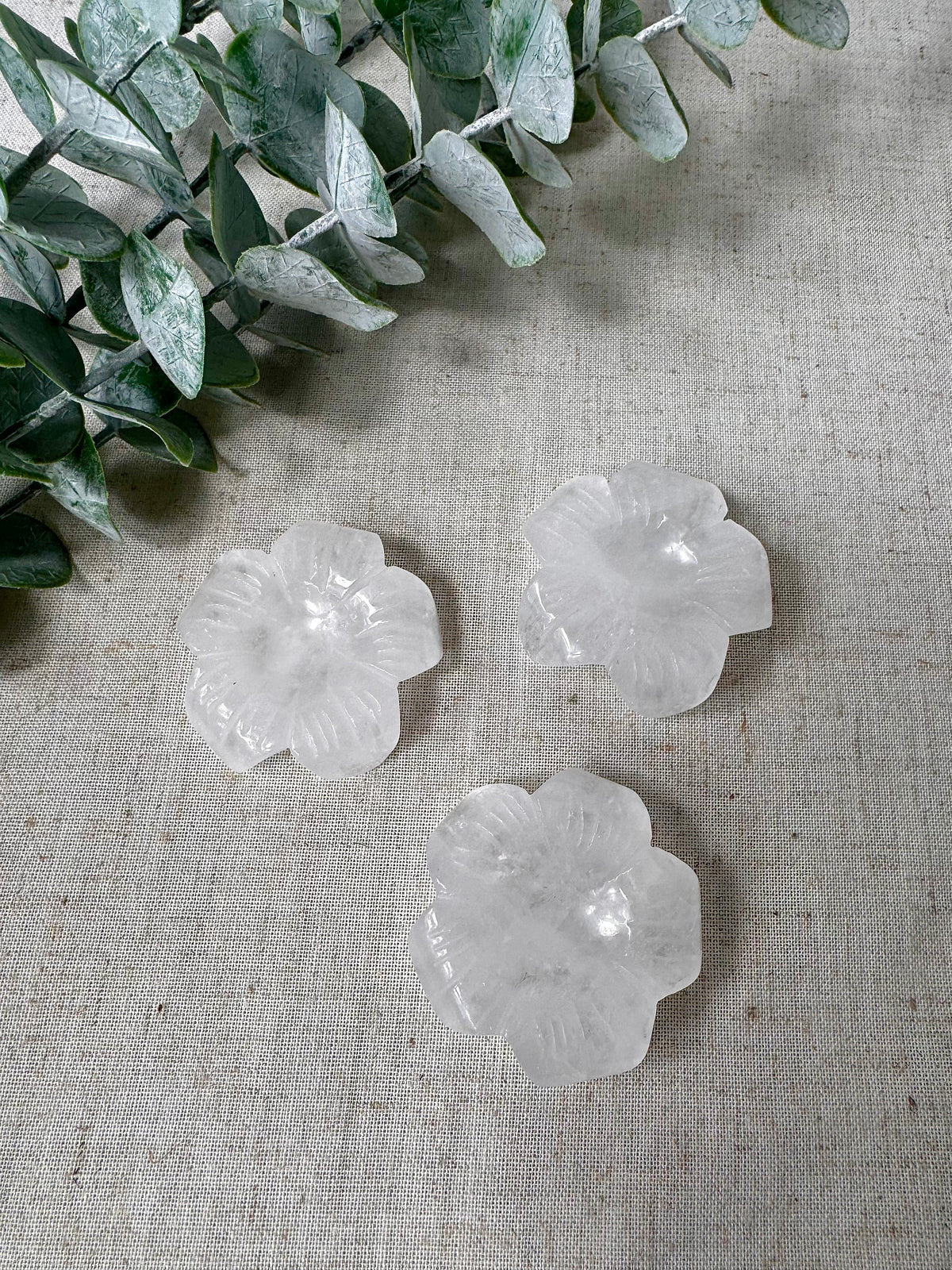 Clear Quartz Flower Sphere Holder 🔮