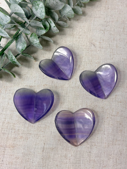 Fluorite 3D hearts 💜