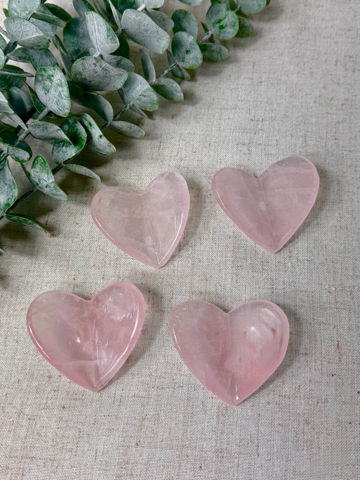 Rose Quartz 3D hearts 💗