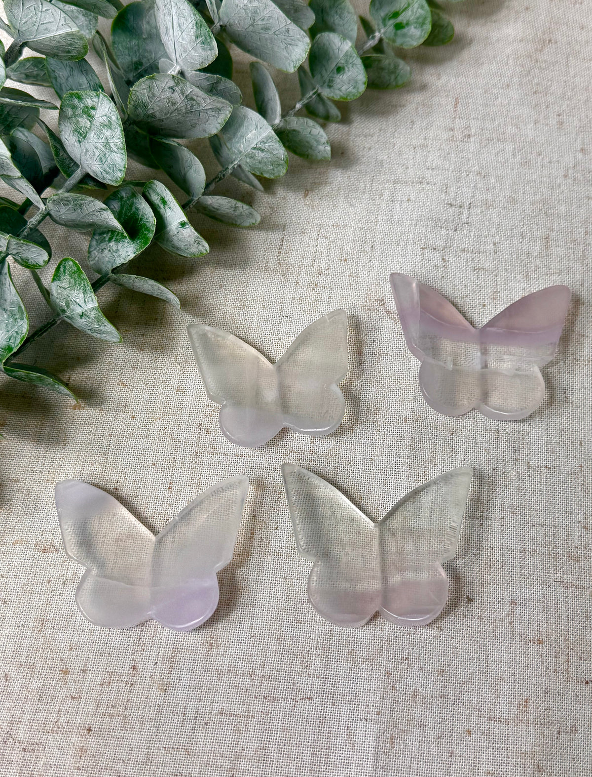 Yttrium Fluorite 3D Butterfly