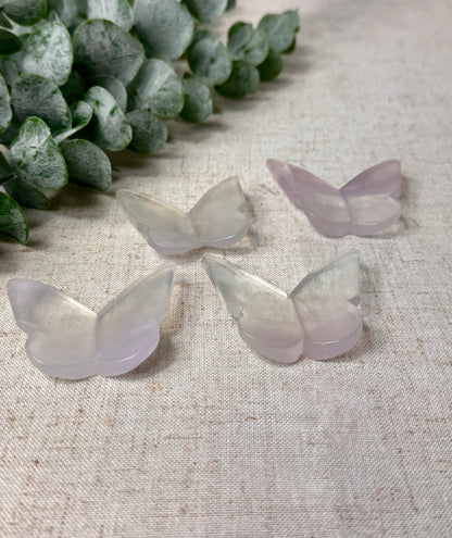 Yttrium Fluorite 3D Butterfly