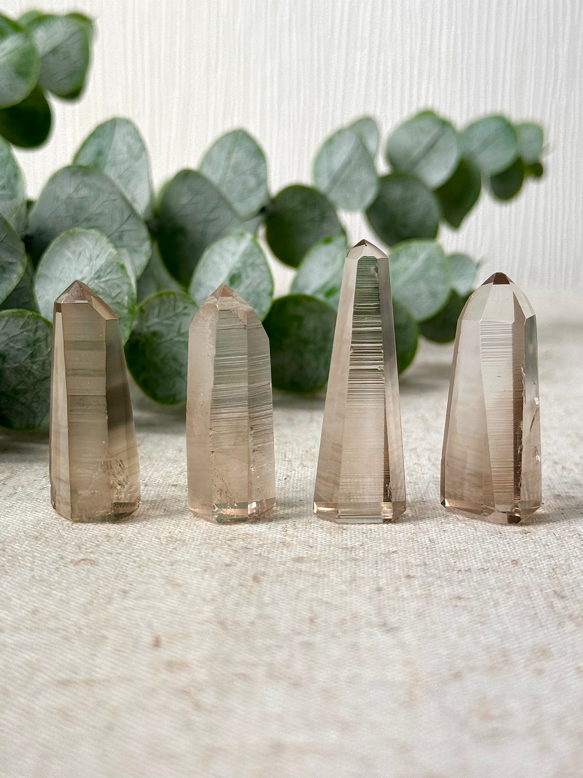 Smokey Quartz Mini Lemurian Towers 🤎