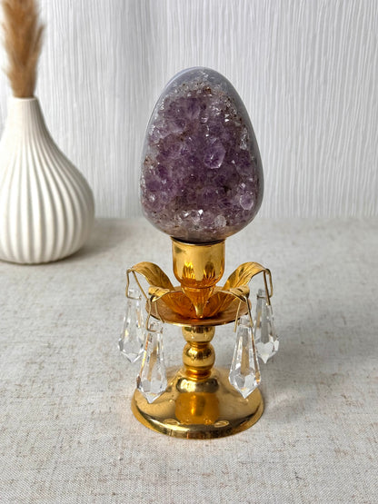 Amethyst Agate Egg 🔮