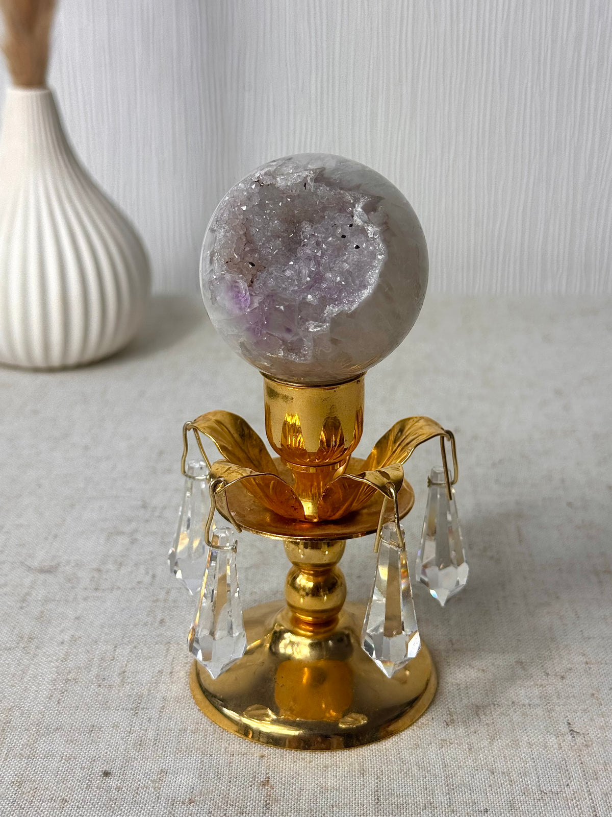 Amethyst Agate Sphere 🔮