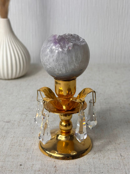 Amethyst Agate Sphere 🔮