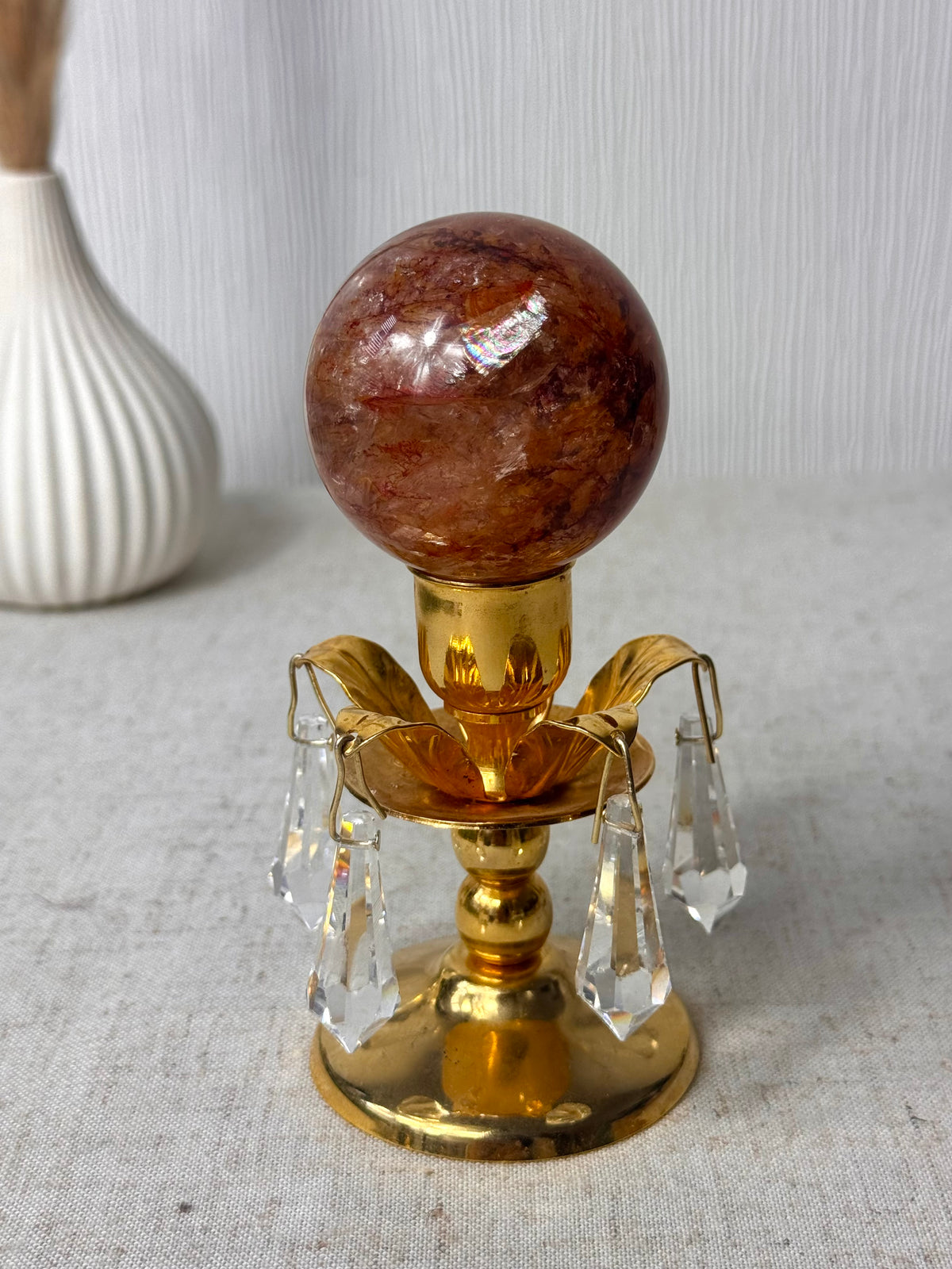 Fire Quartz Sphere 🔥