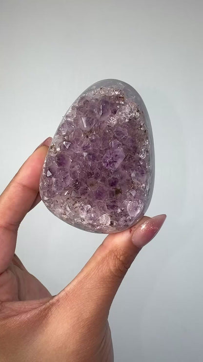 Amethyst Agate Egg 🔮