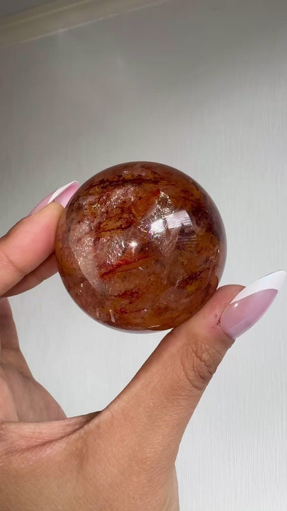 Fire Quartz Sphere 🔥