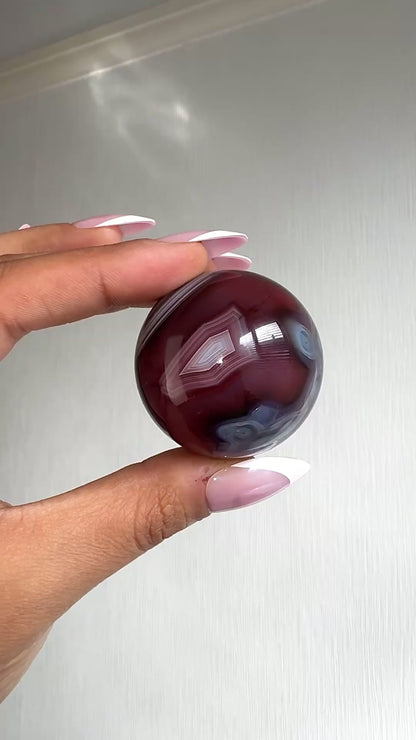 Swazi Agate Sphere 💙