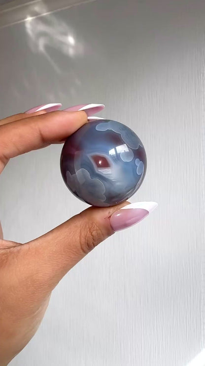 Swazi Agate Sphere 💙