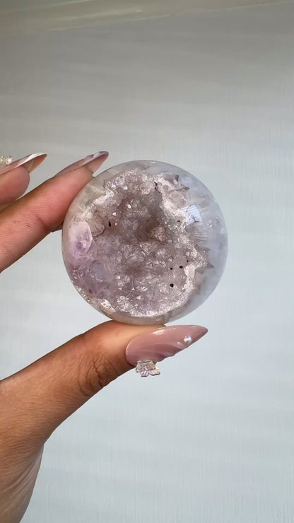 Amethyst Agate Sphere 🔮