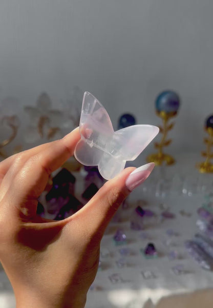 Yttrium Fluorite 3D Butterfly